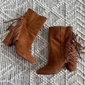 Dolce Vita fringe boots 👢